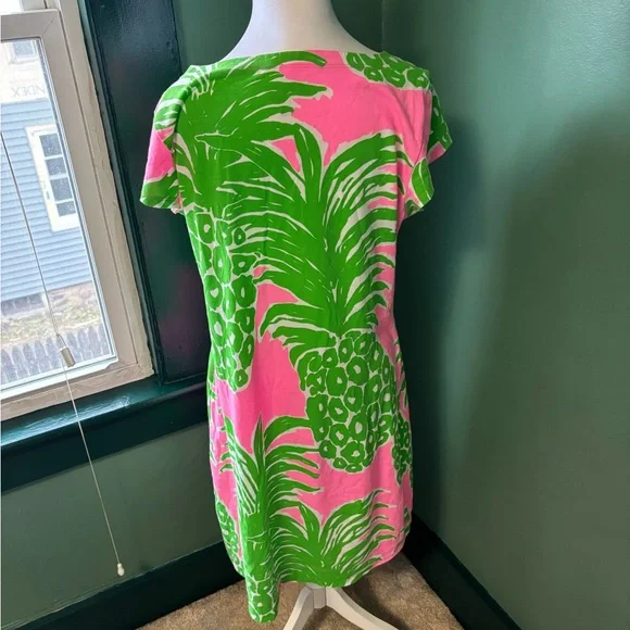 Lilly Pulitzer Pink and Green Pineapple Swim Cover-Up - Picture 2 of 4